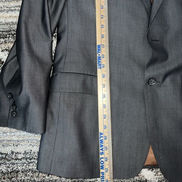 Jos A Bank Joseph Sport Coat Mens Size 41R SLIM FIT Blazer Wool Gray Jacket - Picture 16 of 16